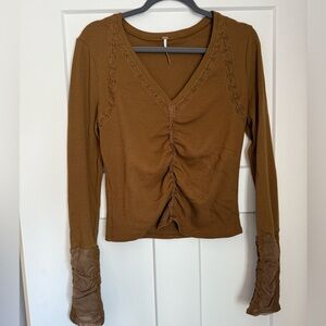 Free People Wear Me Out Top